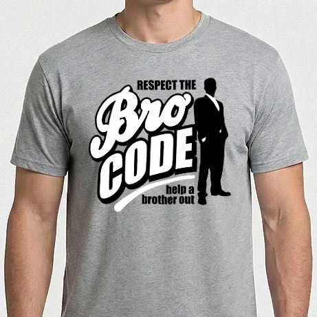 Férfi Imperial póló - Bro Code