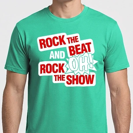 Férfi Imperial póló - Rock The Beat And Rock The Show