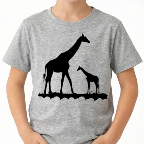 Uniszex gyerek Póló - Giraffe