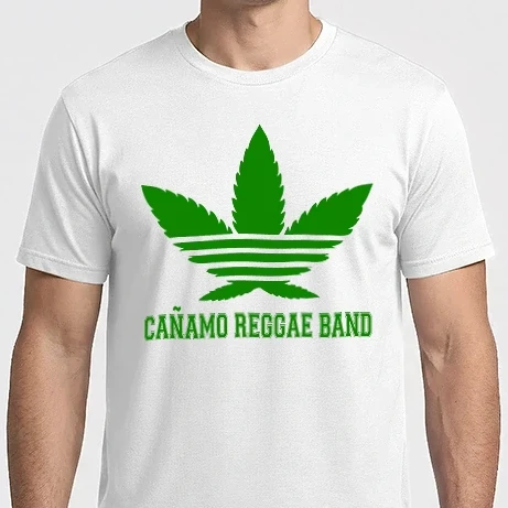 Férfi Imperial póló - Marijuana adidas reggae band