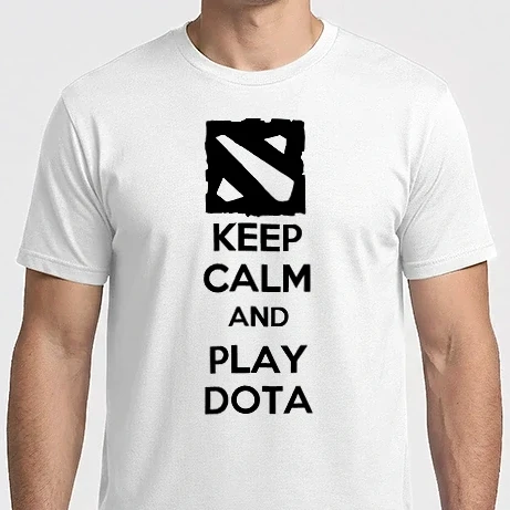 Férfi Imperial póló - keep calm play dota