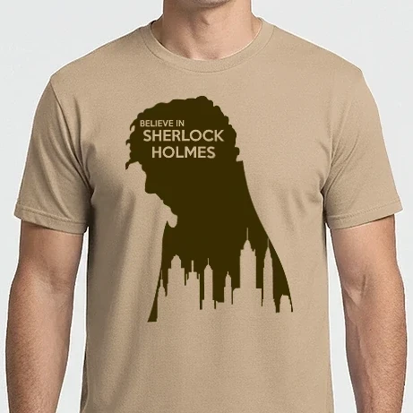 Férfi Imperial póló - Believe in Sherlock Holmes