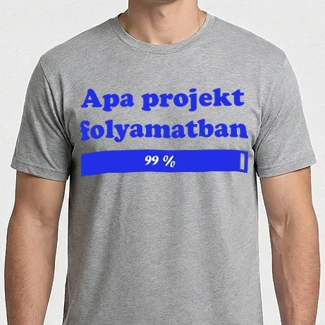 Férfi Imperial póló - Apa projekt folyamatban 99%