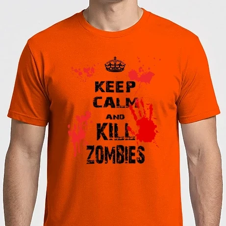 Férfi Imperial póló - Kill zombie
