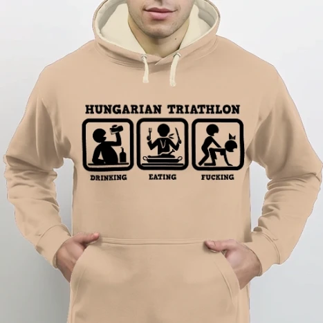 Férfi DUO kapucnis Pulcsi - A magyar triatlon