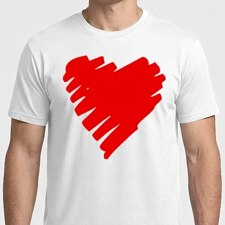 Férfi Imperial póló - szívminta 4