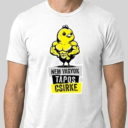 Férfi Alap póló - Nem vagyok tápos csirke