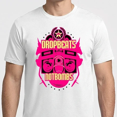 Férfi Imperial póló - Drop Beats Not Bombs