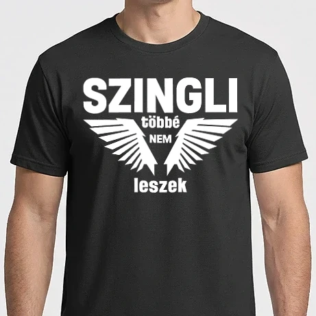 Férfi Imperial póló - szingli többé nem