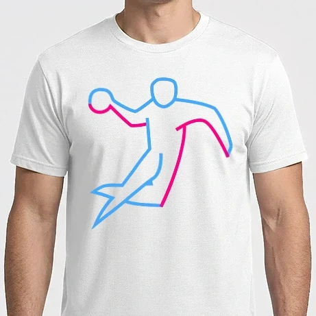 Férfi Imperial póló - Kézilabda piktogram 2