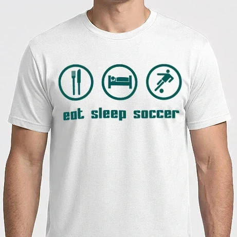 Férfi Imperial póló - Eat Sleep Soccer