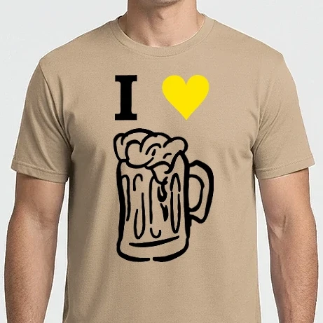 Férfi Imperial póló - i love beer