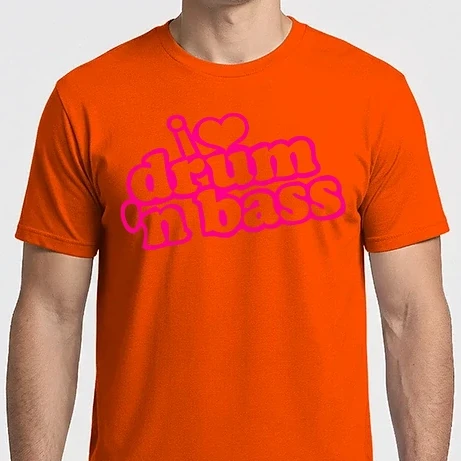 Férfi Imperial póló - I Love DnB