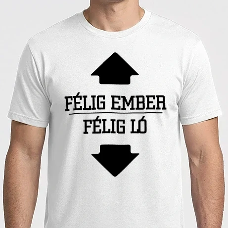 Férfi Imperial póló - Félig ember félig ló
