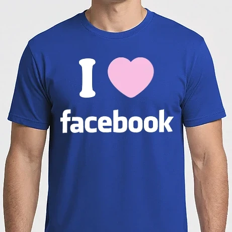 Férfi Imperial póló - I Love Facebook