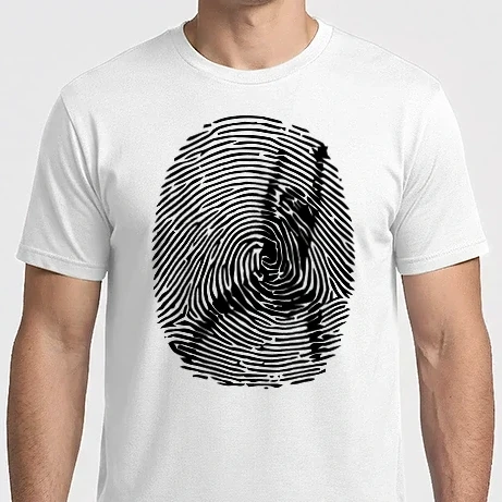 Férfi Imperial póló - fingerprint
