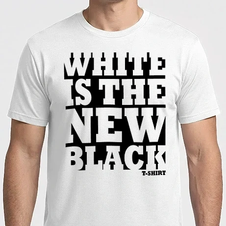 Férfi Imperial póló - White is the new black