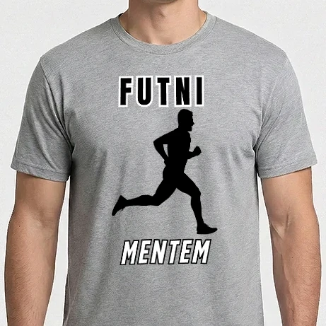 Férfi Imperial póló - Futni mentem, futó minta férfiaknak