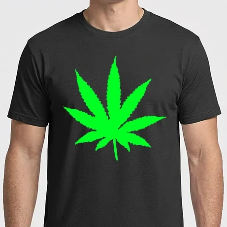 Férfi Imperial póló - marijuana