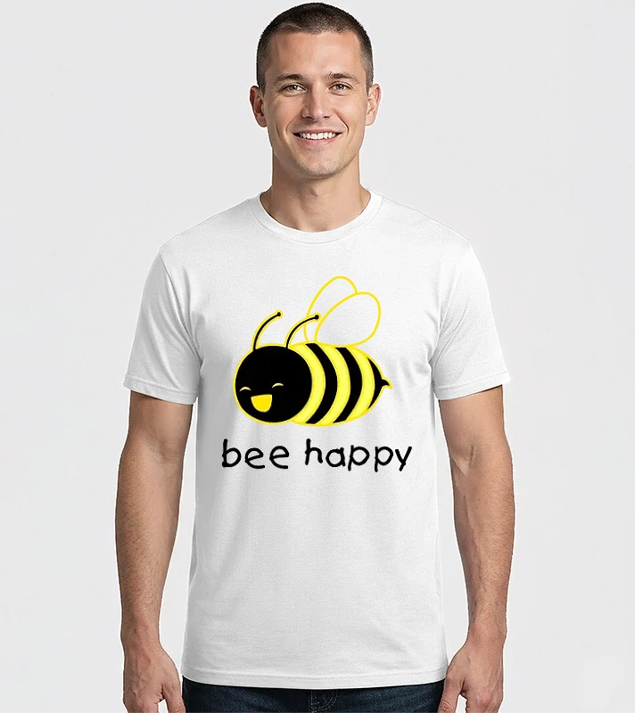 bee happy – Férfi Imperial póló