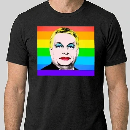 Férfi Alap póló - Orbán Viktor Pride