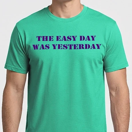 Férfi Imperial póló - EASY DAY WAS YESTERDAY