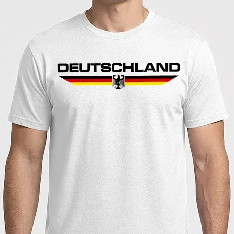 Férfi Imperial póló - Deutschland tricolor