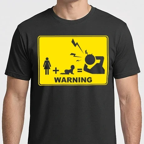 Férfi Imperial póló - warning kids
