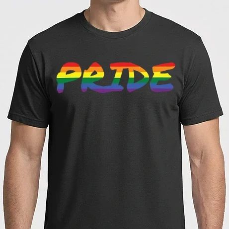 Férfi Imperial póló - Pride rainbow / szivárvány