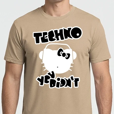 Férfi Imperial póló - Hello Kitty - Techno You Didn't