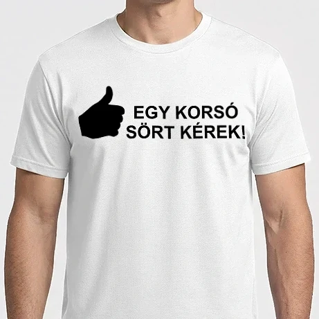 Férfi Imperial póló - Egy korsó sört kérek!
