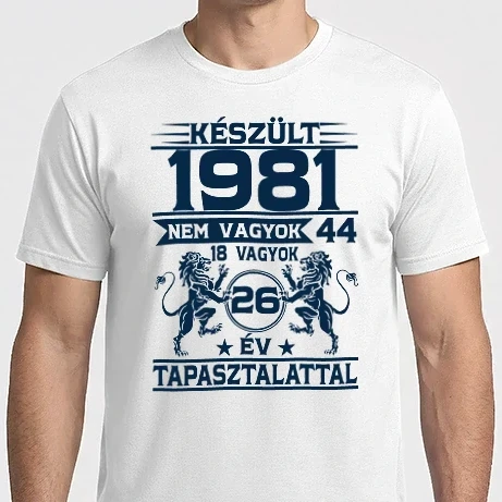 Férfi Imperial póló - Készült 1981