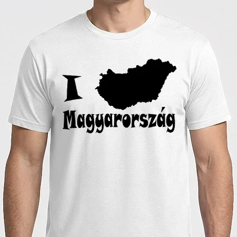 Férfi Imperial póló - I love Hungary