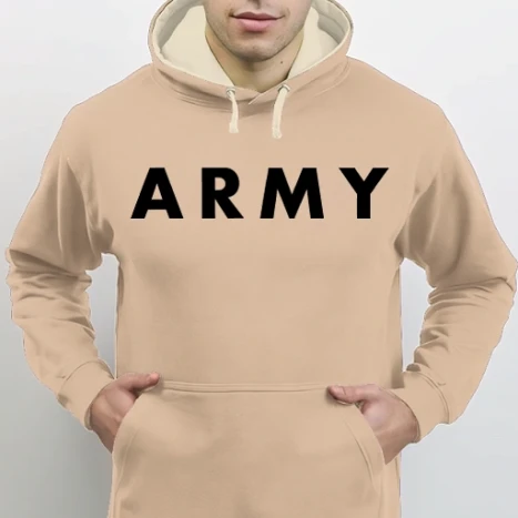 Férfi DUO kapucnis Pulcsi - Army