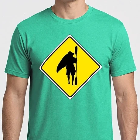 Férfi Imperial póló - Beware kayaker