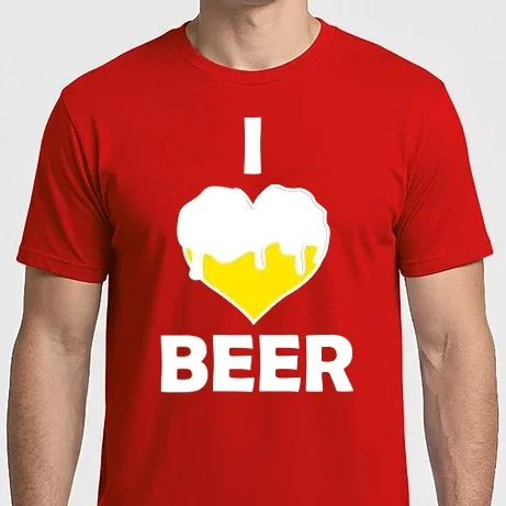 Férfi Imperial póló - I love beer 2