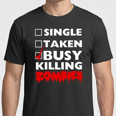 Férfi Imperial póló - Busy killing zombies