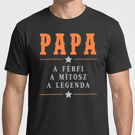 Férfi Imperial póló - dad the man_hun_papa_4632