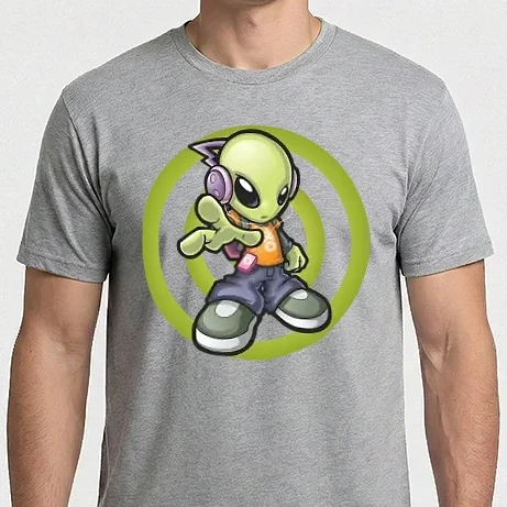 Férfi Imperial póló - Cool alien