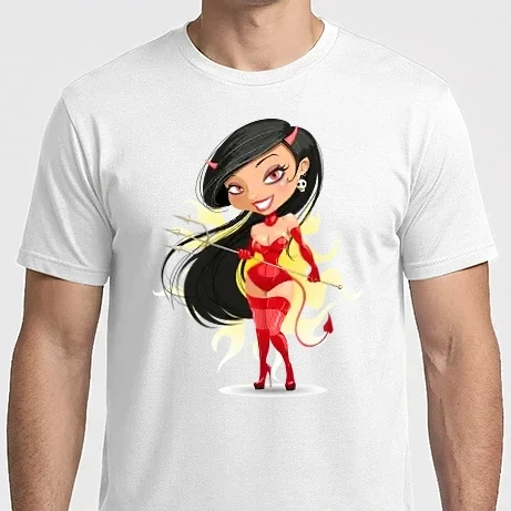 Férfi Imperial póló - Sexy devil girl