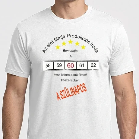 Férfi Imperial póló - Szülinap 60