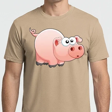 Férfi Imperial póló - malacka