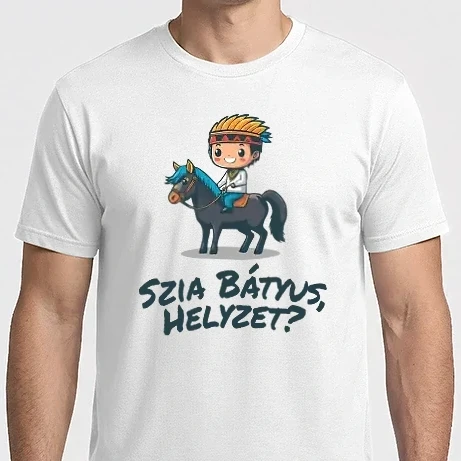 Férfi Imperial póló - Szia Bátyus, Helyzet? - Yakari indián