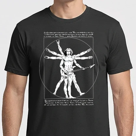 Férfi Imperial póló - Vitruvius Gitár