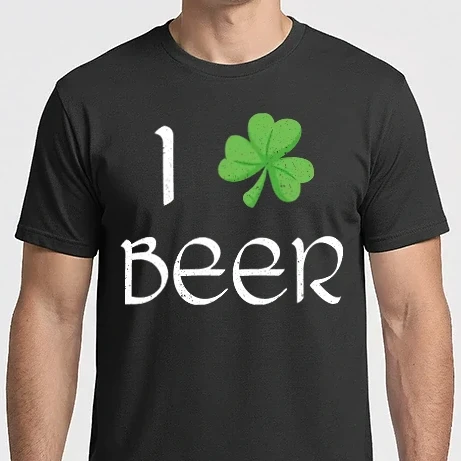 Férfi Imperial póló - Shamrock beer