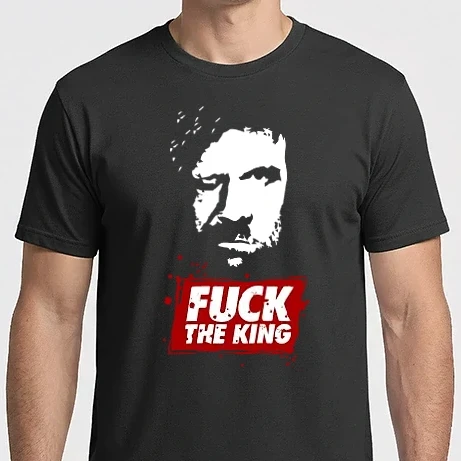 Férfi Imperial póló - Fuck the king