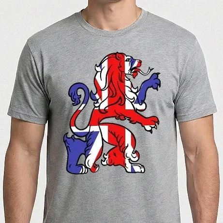 Férfi Imperial póló - Lion flag 01