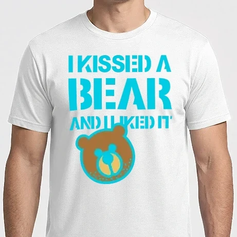 Férfi Imperial póló - I Kissed a Bear and I Like It