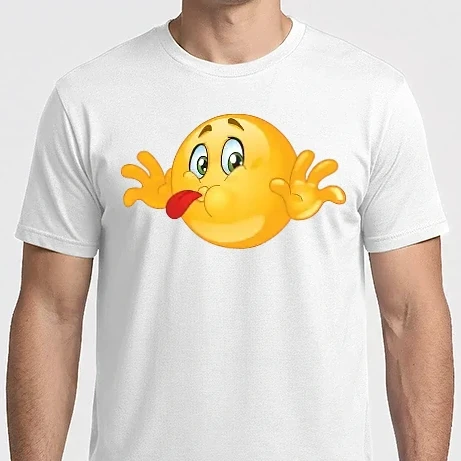 Férfi Imperial póló - Nyelves Emoji