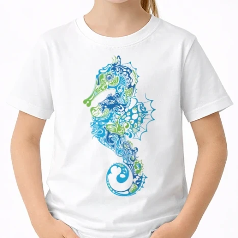 Uniszex gyerek Póló - Csikóhal